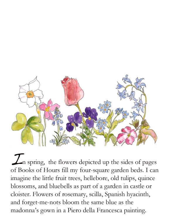 Spring foldcard April Flowerpiece p. 5